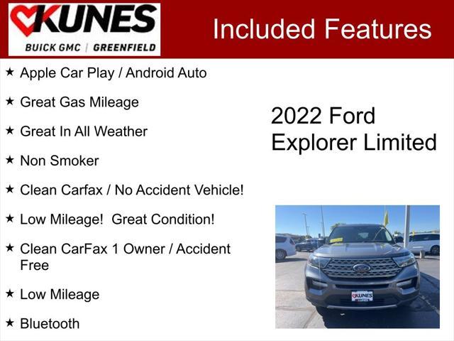 used 2022 Ford Explorer car, priced at $28,899