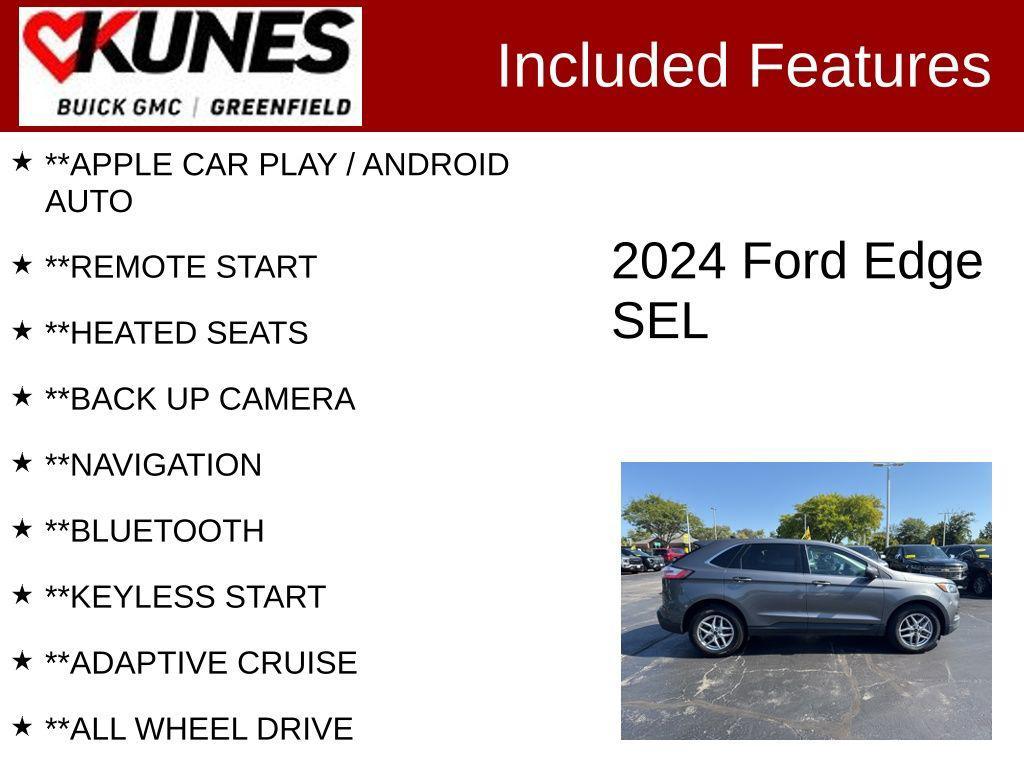 used 2024 Ford Edge car, priced at $23,995