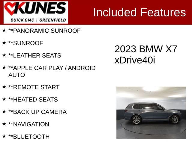 used 2023 BMW X7 car, priced at $59,995