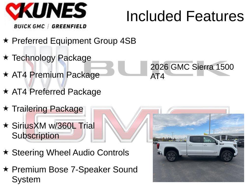 new 2026 GMC Sierra 1500 car, priced at $68,668
