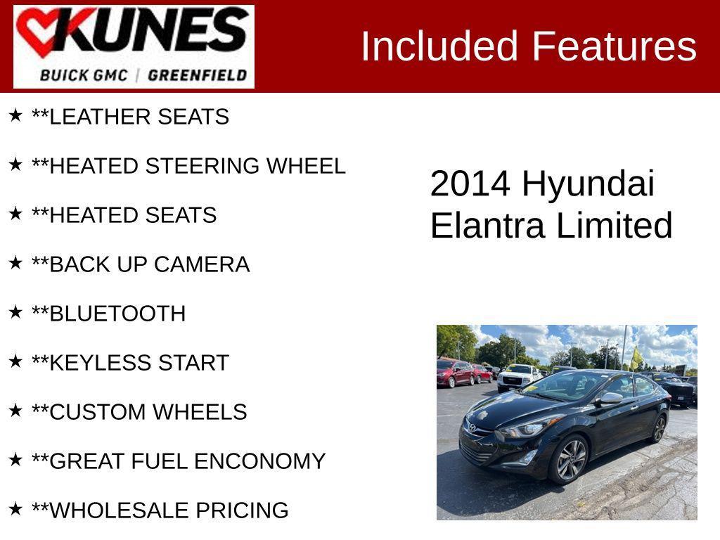 used 2014 Hyundai Elantra car, priced at $9,499