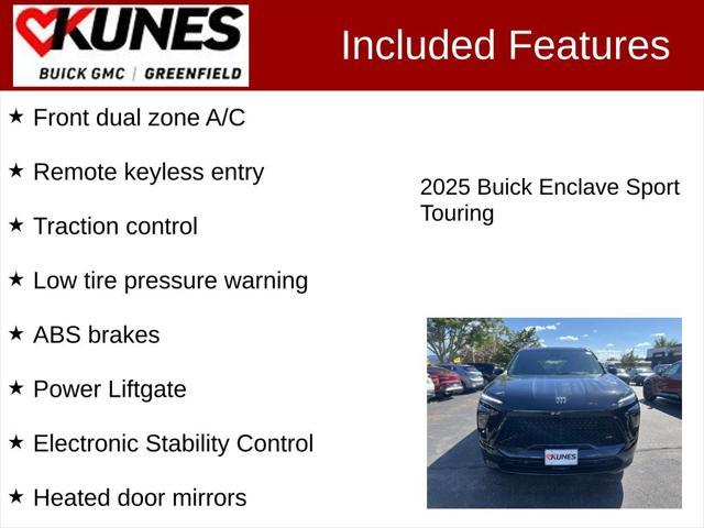 new 2025 Buick Enclave car, priced at $51,653