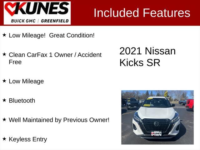 used 2021 Nissan Kicks car, priced at $18,899