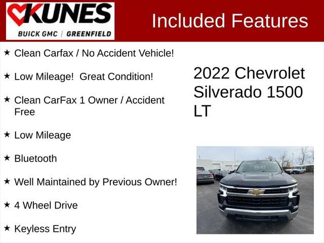 used 2022 Chevrolet Silverado 1500 car, priced at $35,994