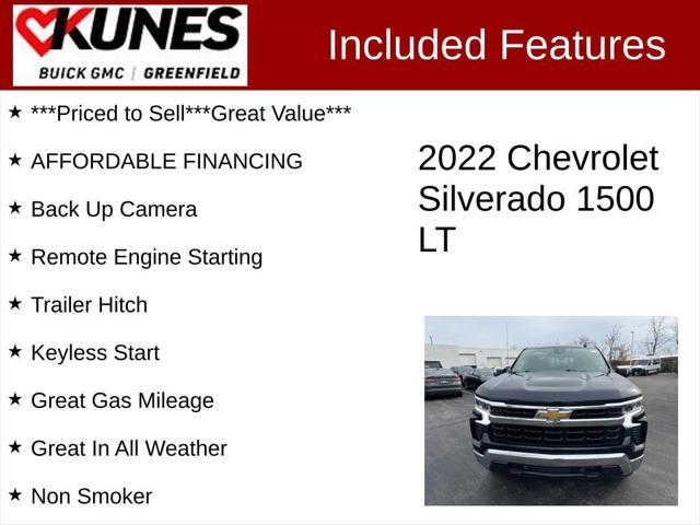 used 2022 Chevrolet Silverado 1500 car, priced at $35,994