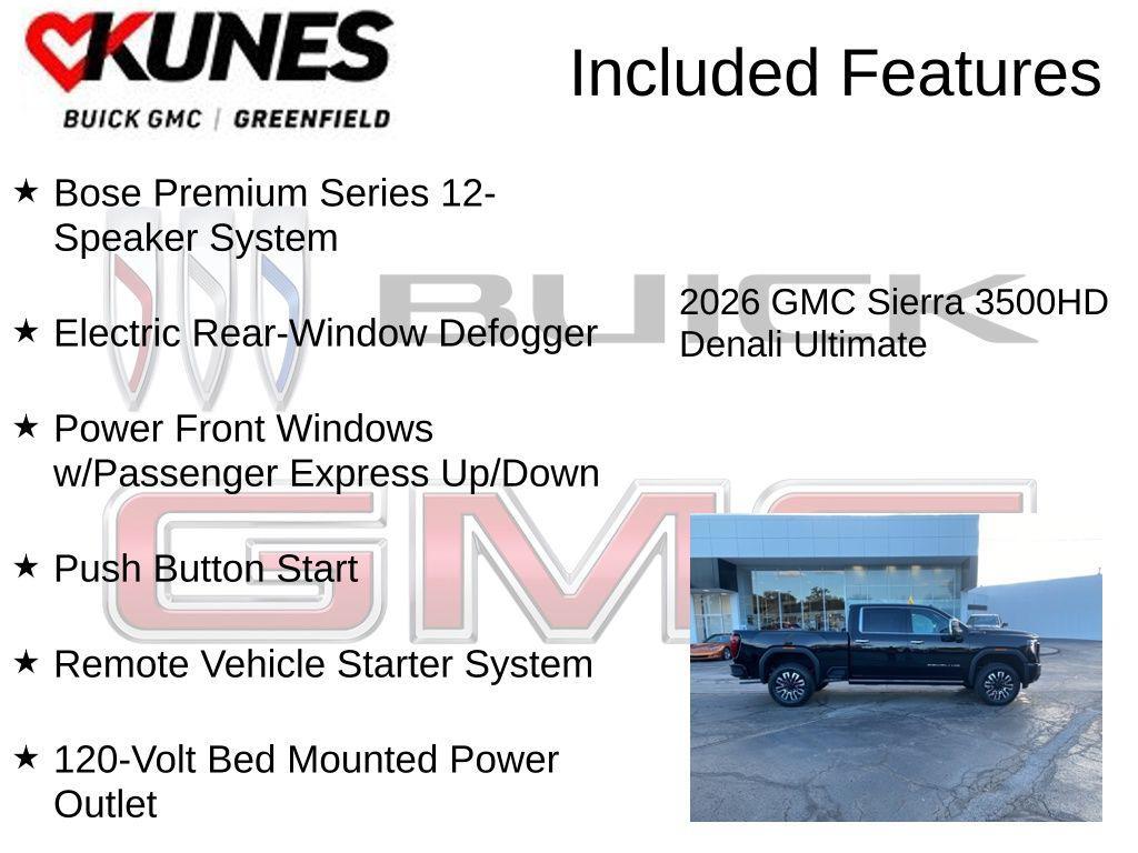 new 2026 GMC Sierra 3500 car, priced at $98,612