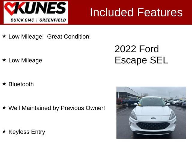 used 2022 Ford Escape car, priced at $26,994