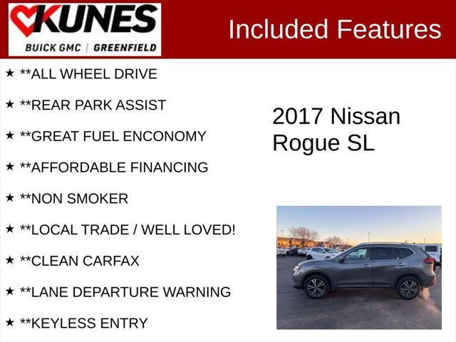 used 2017 Nissan Rogue car, priced at $10,898