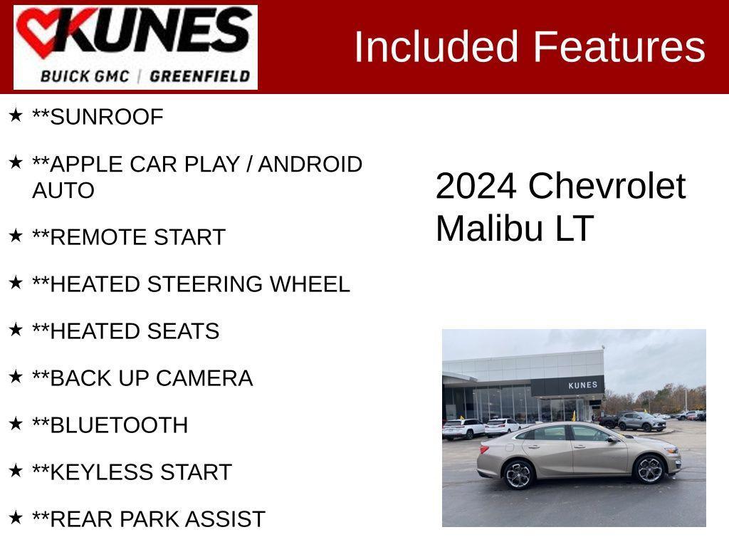 used 2024 Chevrolet Malibu car, priced at $19,599