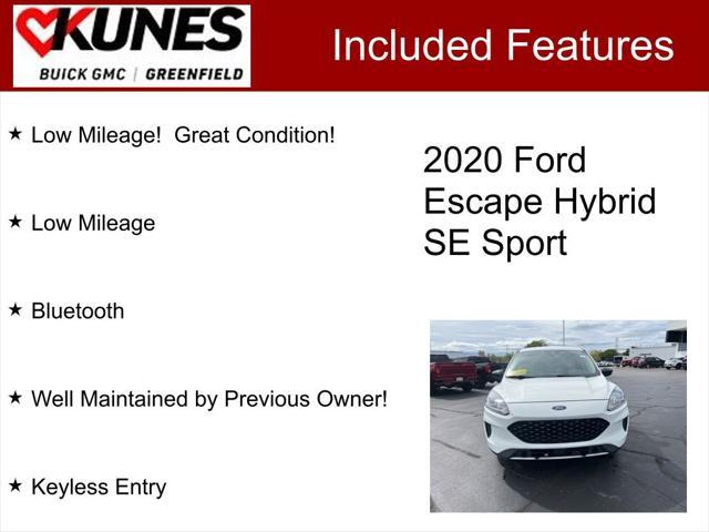 used 2020 Ford Escape car, priced at $21,092