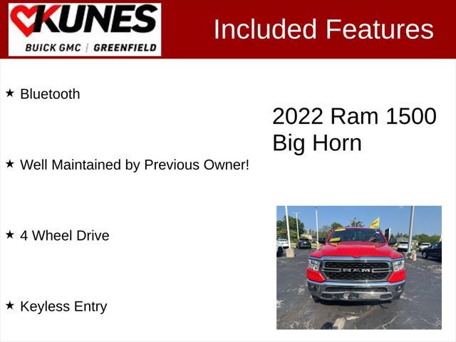 used 2022 Ram 1500 car, priced at $25,995