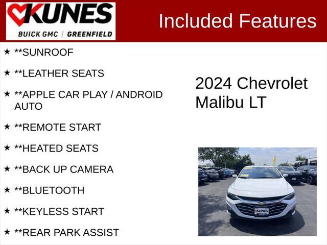 used 2024 Chevrolet Malibu car, priced at $21,599