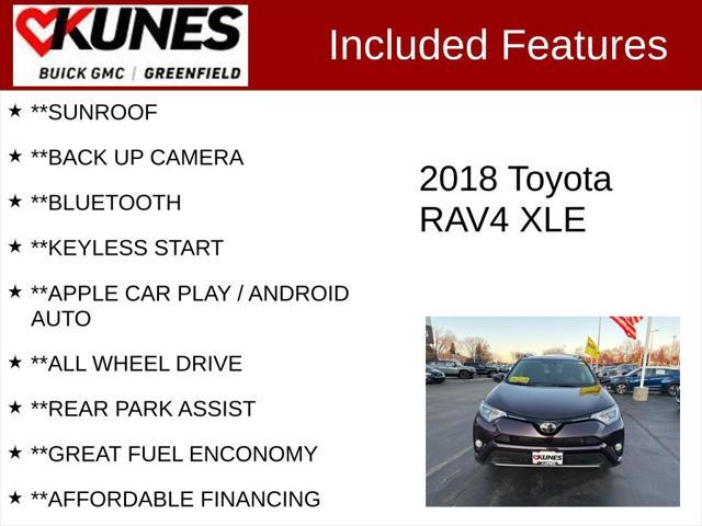 used 2018 Toyota RAV4 car, priced at $20,477