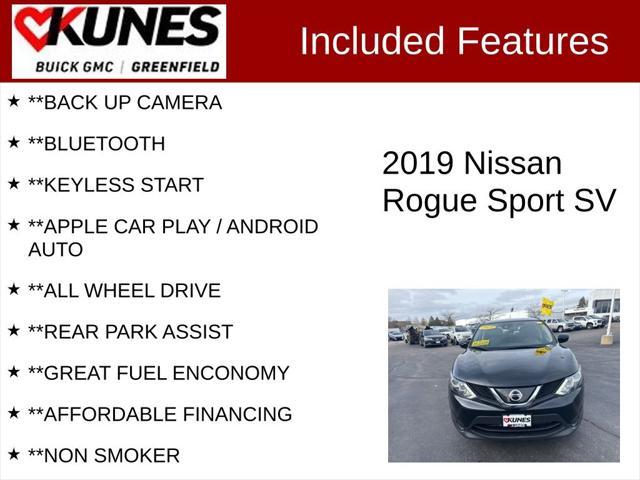 used 2019 Nissan Rogue Sport car, priced at $15,995