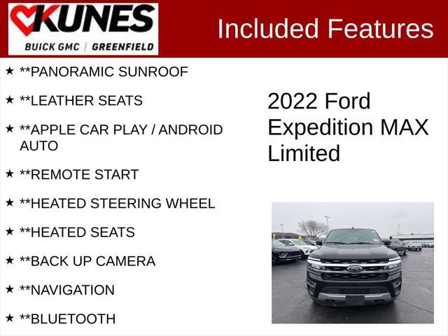 used 2022 Ford Expedition Max car, priced at $42,299