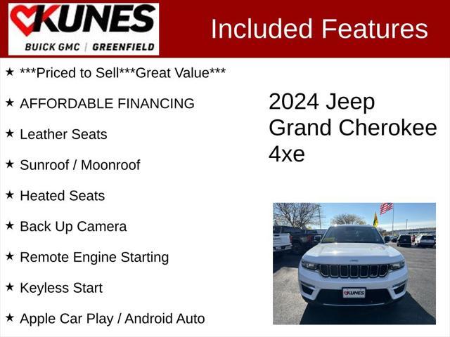 used 2024 Jeep Grand Cherokee 4xe car, priced at $39,995