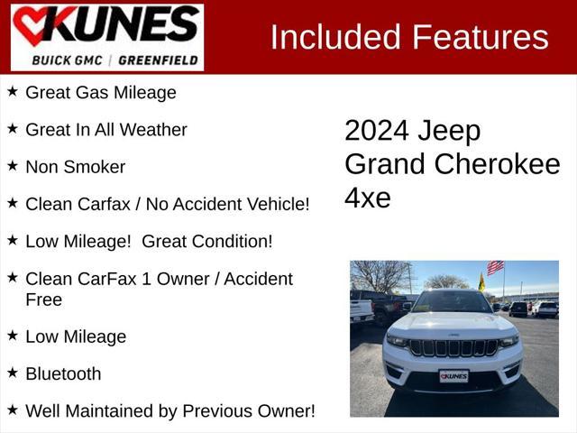 used 2024 Jeep Grand Cherokee 4xe car, priced at $39,995