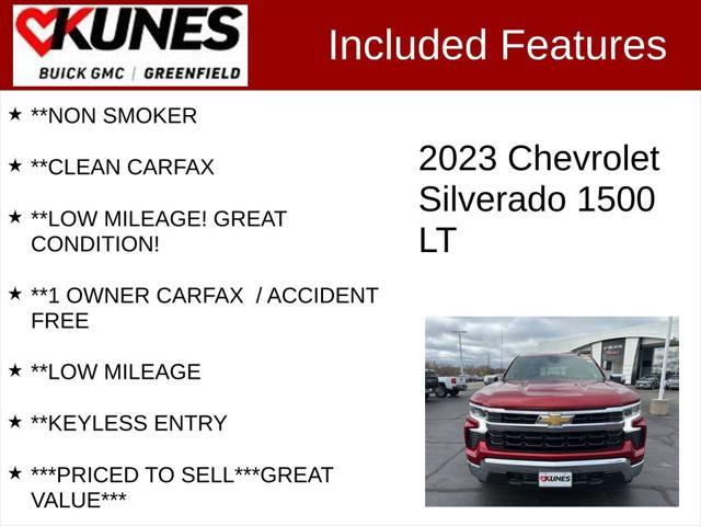 used 2023 Chevrolet Silverado 1500 car, priced at $44,777