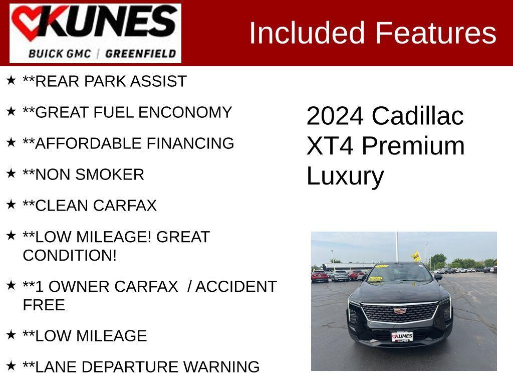 used 2024 Cadillac XT4 car, priced at $31,777