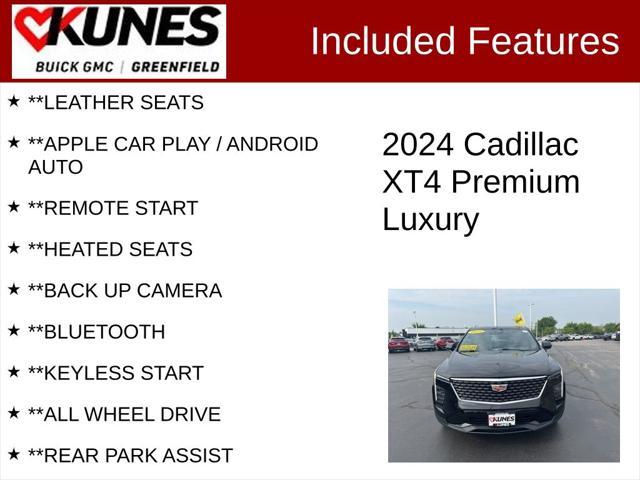 used 2024 Cadillac XT4 car, priced at $35,339