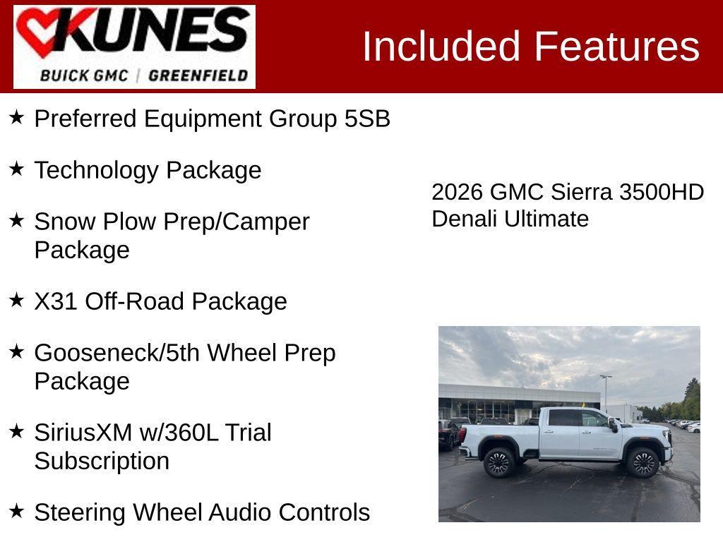 new 2026 GMC Sierra 3500 car, priced at $99,699