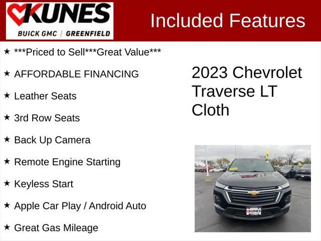 used 2023 Chevrolet Traverse car, priced at $27,997