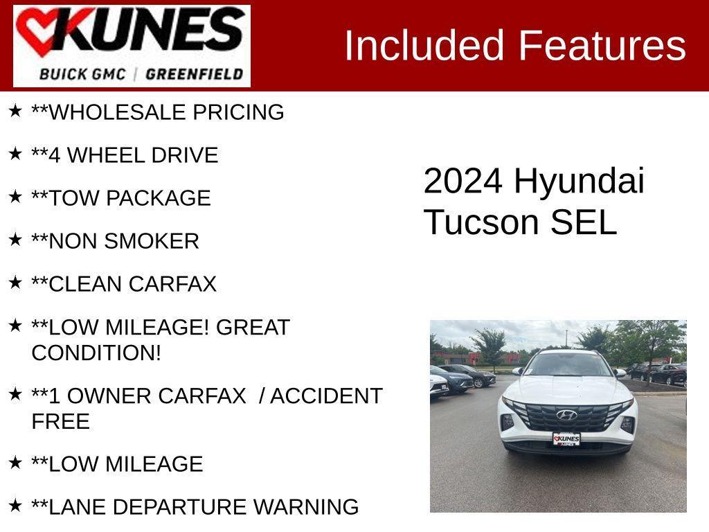 used 2024 Hyundai Tucson car, priced at $21,599