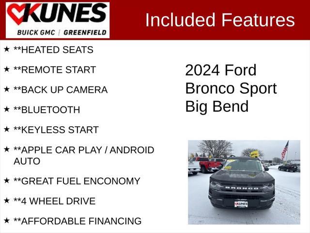 used 2024 Ford Bronco Sport car, priced at $27,499