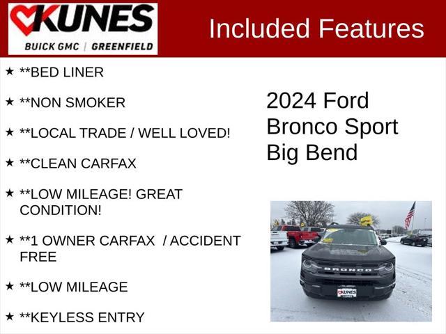 used 2024 Ford Bronco Sport car, priced at $27,499