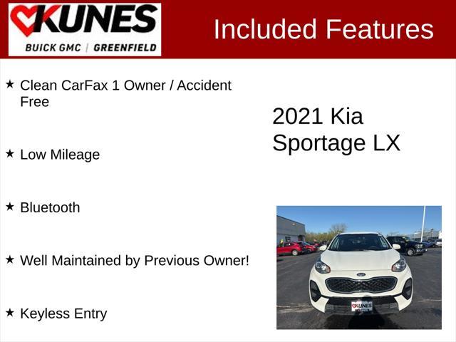 used 2021 Kia Sportage car, priced at $16,299