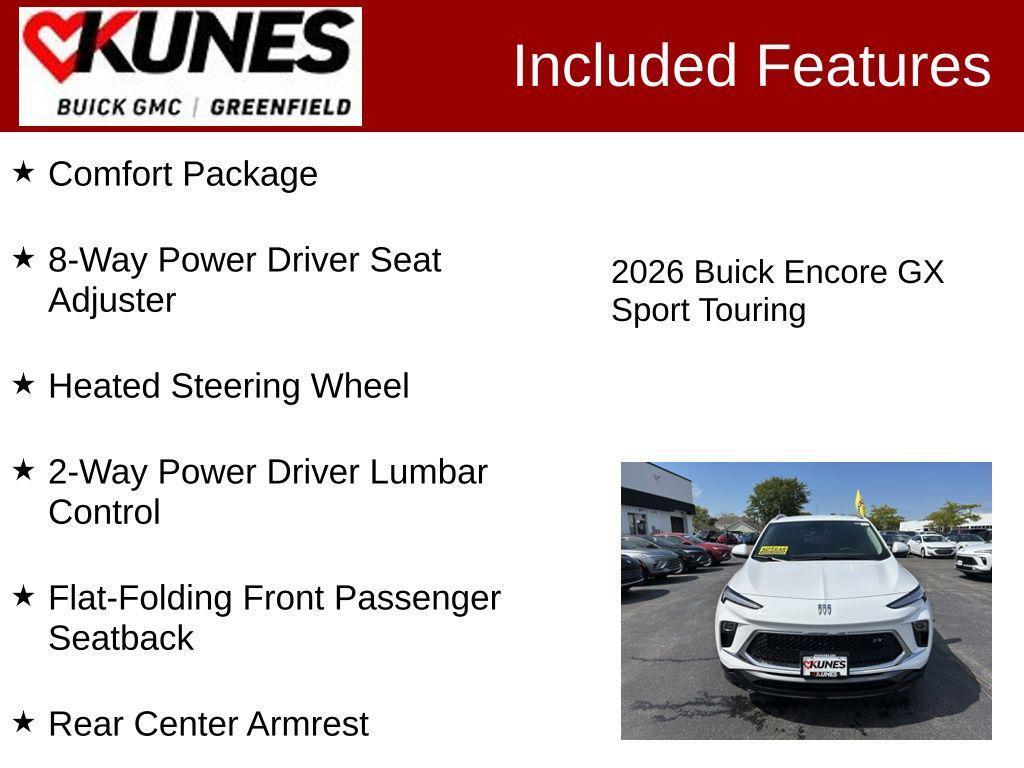 new 2026 Buick Encore GX car, priced at $27,353