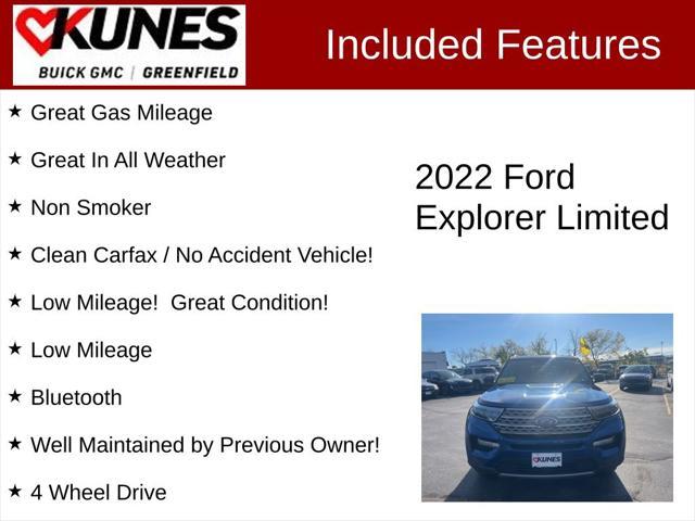 used 2022 Ford Explorer car, priced at $26,477