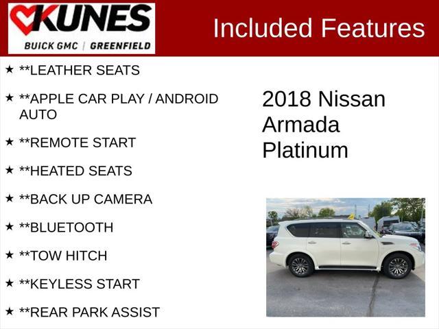 used 2018 Nissan Armada car, priced at $21,995