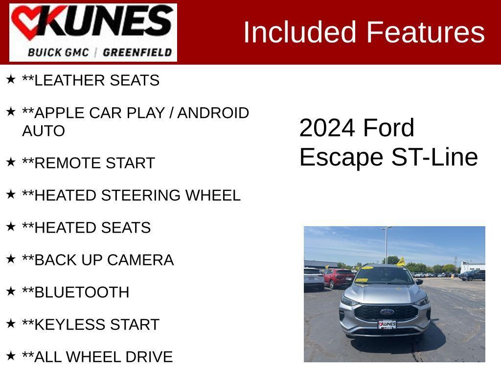 used 2024 Ford Escape car, priced at $22,299