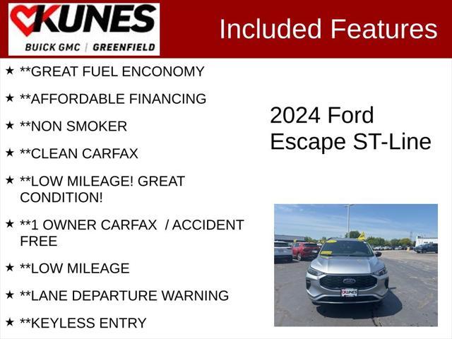 used 2024 Ford Escape car, priced at $24,699