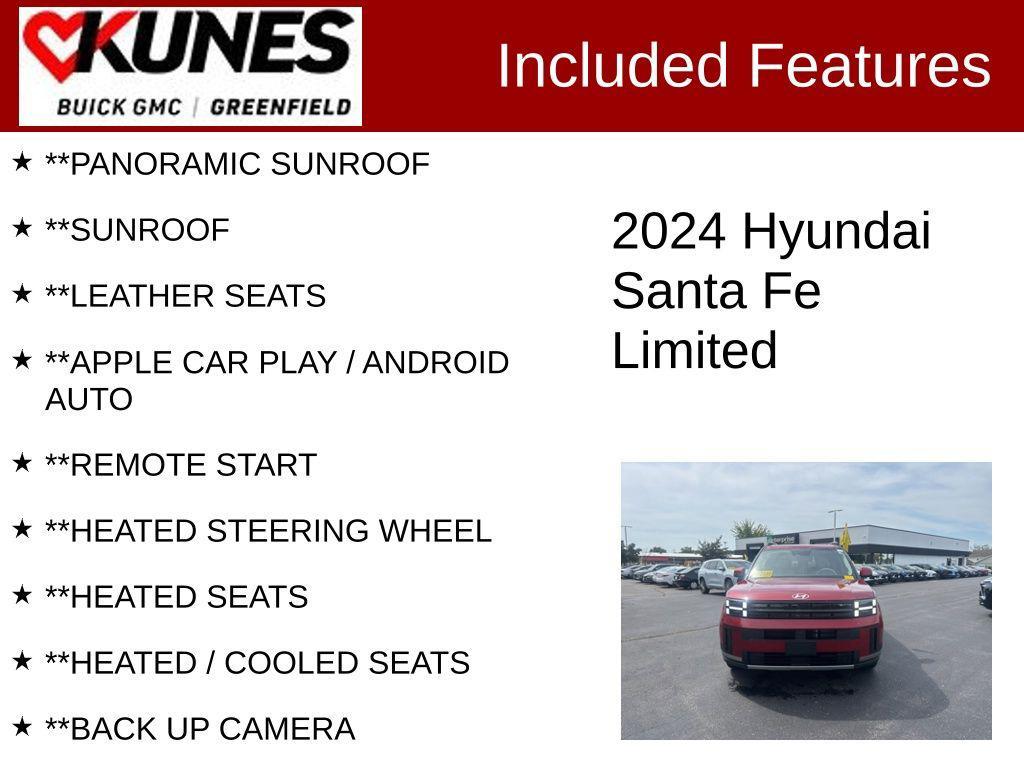 used 2024 Hyundai Santa Fe car, priced at $29,799
