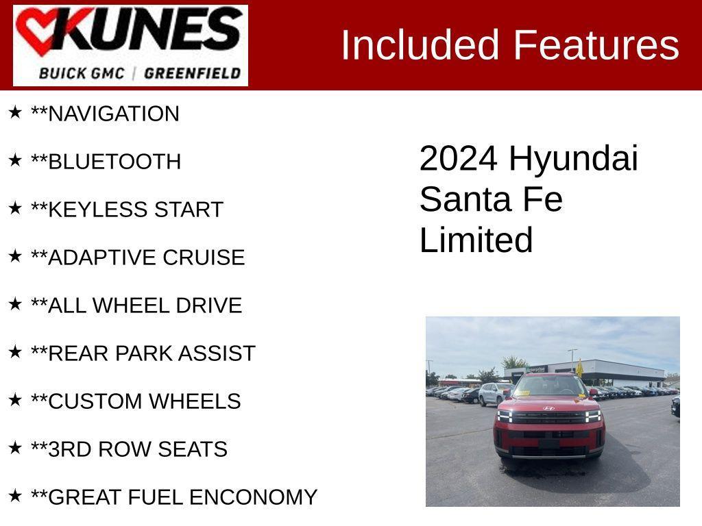 used 2024 Hyundai Santa Fe car, priced at $28,599