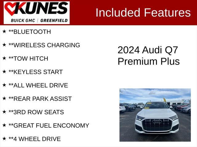 used 2024 Audi Q7 car, priced at $46,898