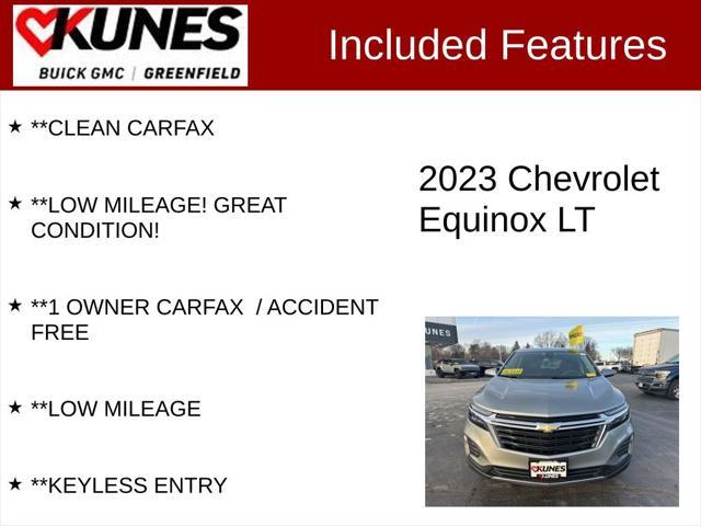 used 2023 Chevrolet Equinox car, priced at $20,599