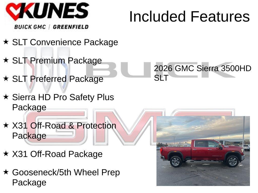 new 2026 GMC Sierra 3500 car, priced at $83,349