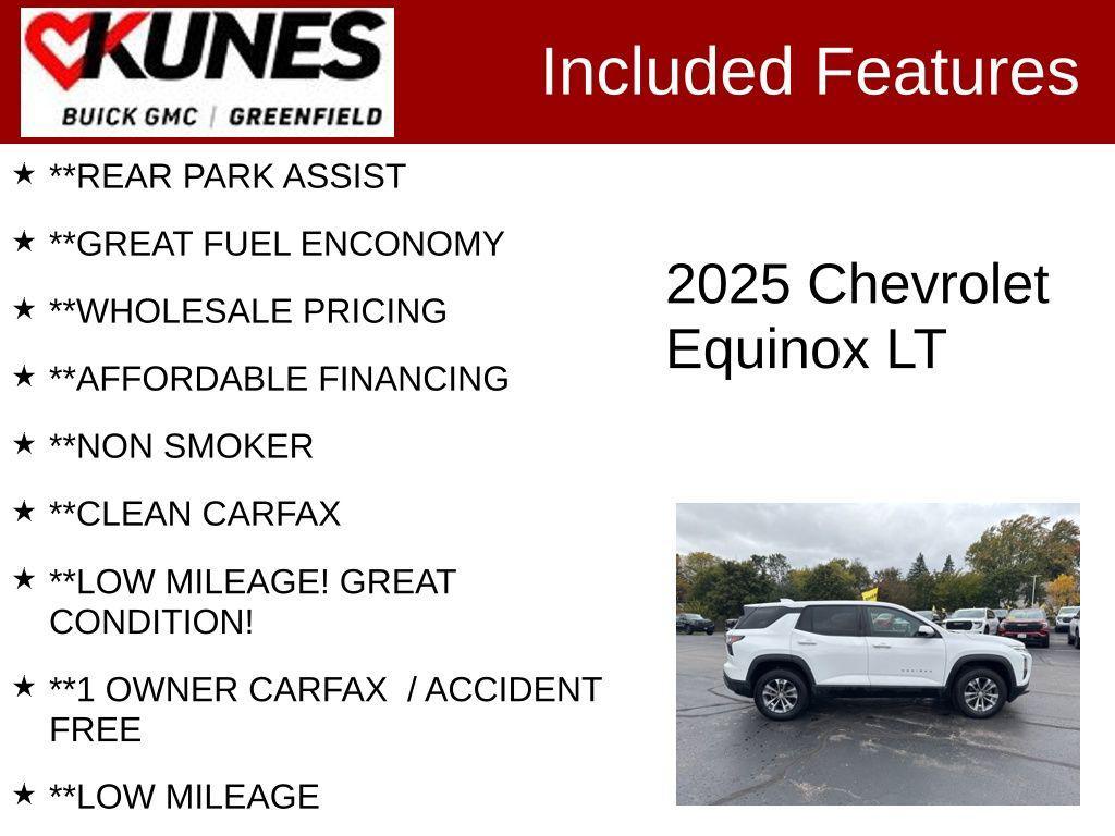 used 2025 Chevrolet Equinox car, priced at $22,995