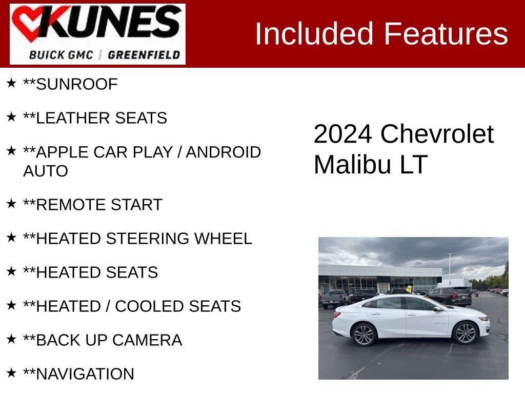 used 2024 Chevrolet Malibu car, priced at $21,399