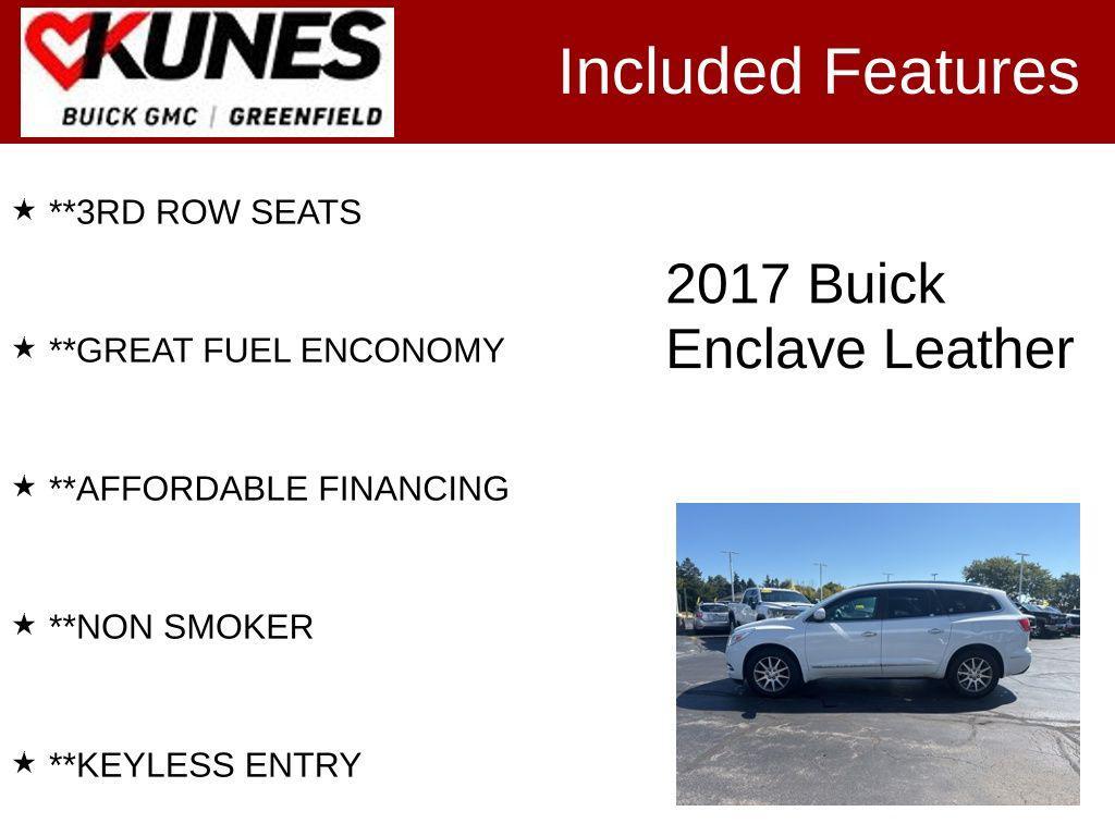 used 2017 Buick Enclave car, priced at $10,399