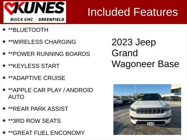 used 2023 Jeep Grand Wagoneer car, priced at $49,995