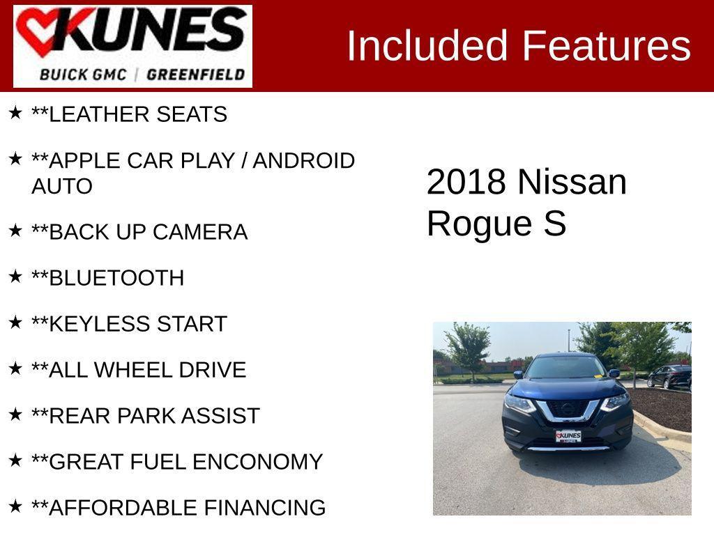 used 2018 Nissan Rogue car, priced at $15,799
