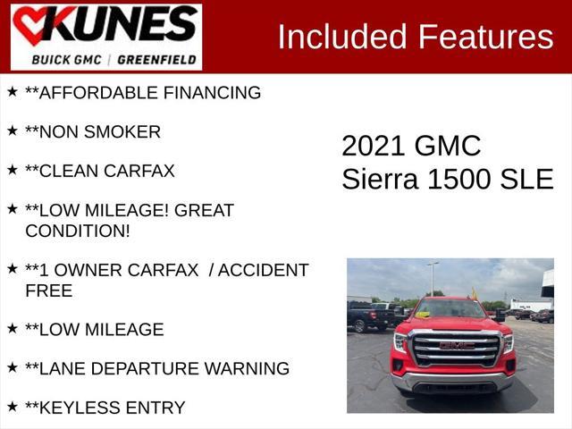 used 2021 GMC Sierra 1500 car, priced at $35,999