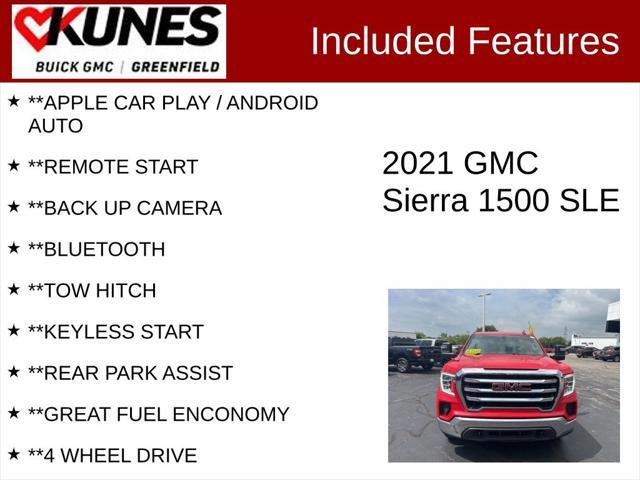 used 2021 GMC Sierra 1500 car, priced at $35,999
