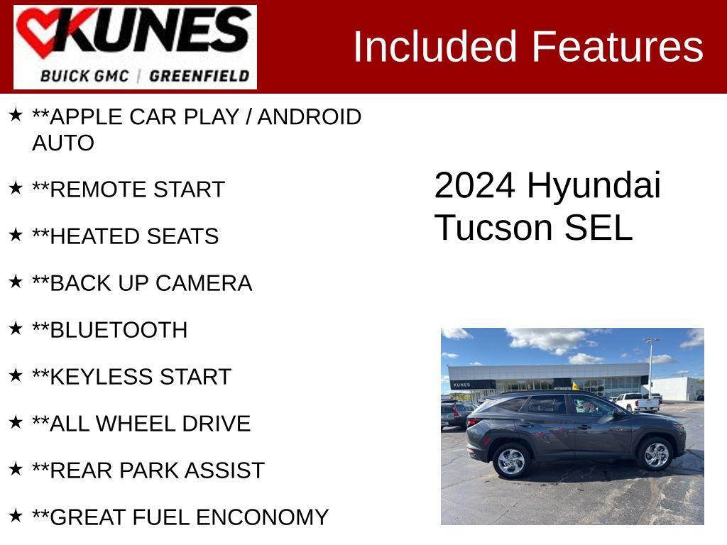 used 2024 Hyundai Tucson car, priced at $20,499