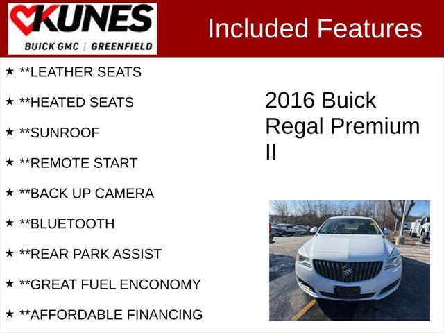 used 2016 Buick Regal car, priced at $12,477