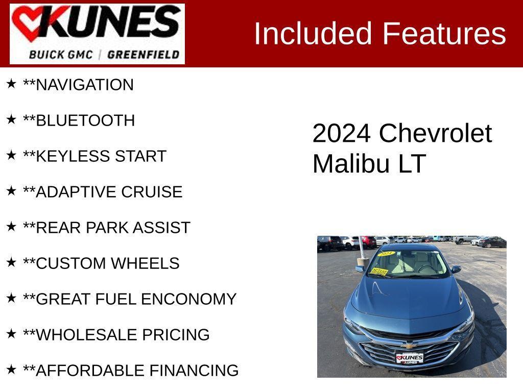 used 2024 Chevrolet Malibu car, priced at $23,599